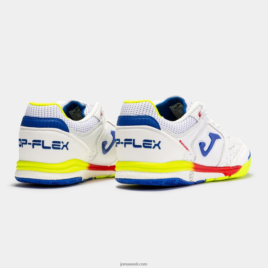 futsal kingad top flex rebound 22 siseruumides hispaania futsali valik DJNBH3710 valge fluorestseeruv kollane Joma