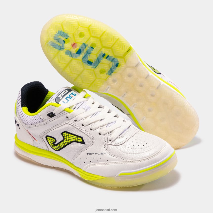 futsal kingad top flex rebound 23 siseruumides lnfs DJNBH9 valge Joma