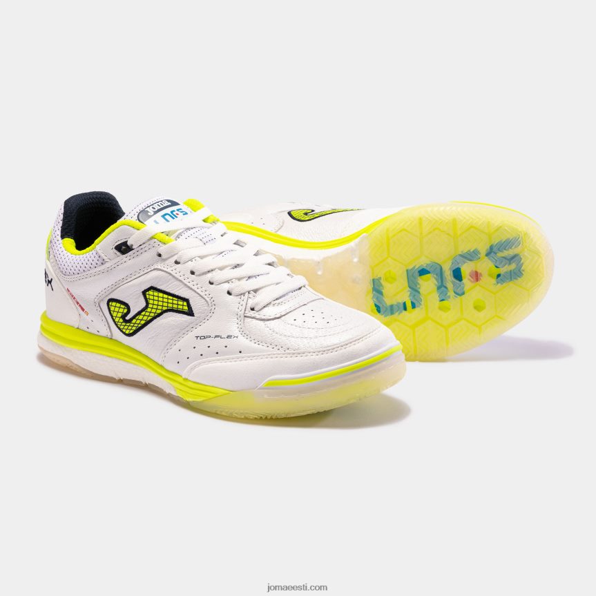 futsal kingad top flex rebound 23 siseruumides lnfs DJNBH9 valge Joma