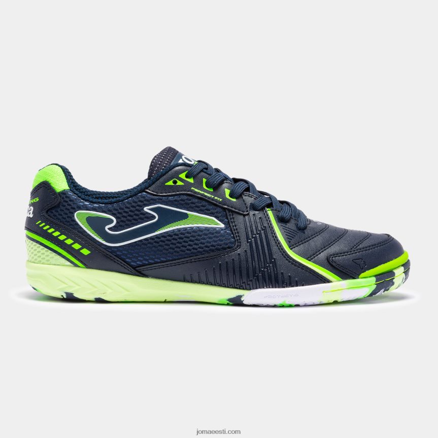 futsali jalatsid dribling 23 siseruumides DJNBH1368 tumesinine kollane Joma