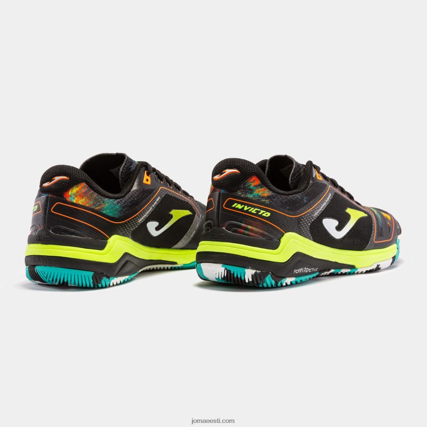 futsali kingad invicto 23 siseruumides DJNBH3930 must fluorestseeruv kollane Joma