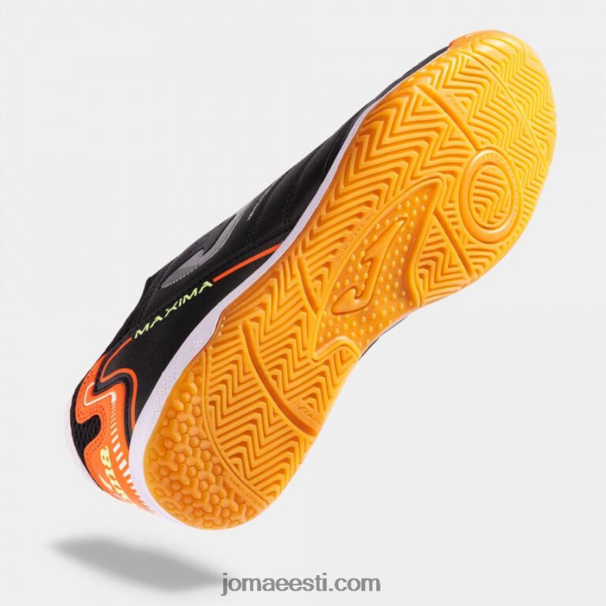 futsali kingad maxima 23 siseruumides DJNBH112 must oranž Joma