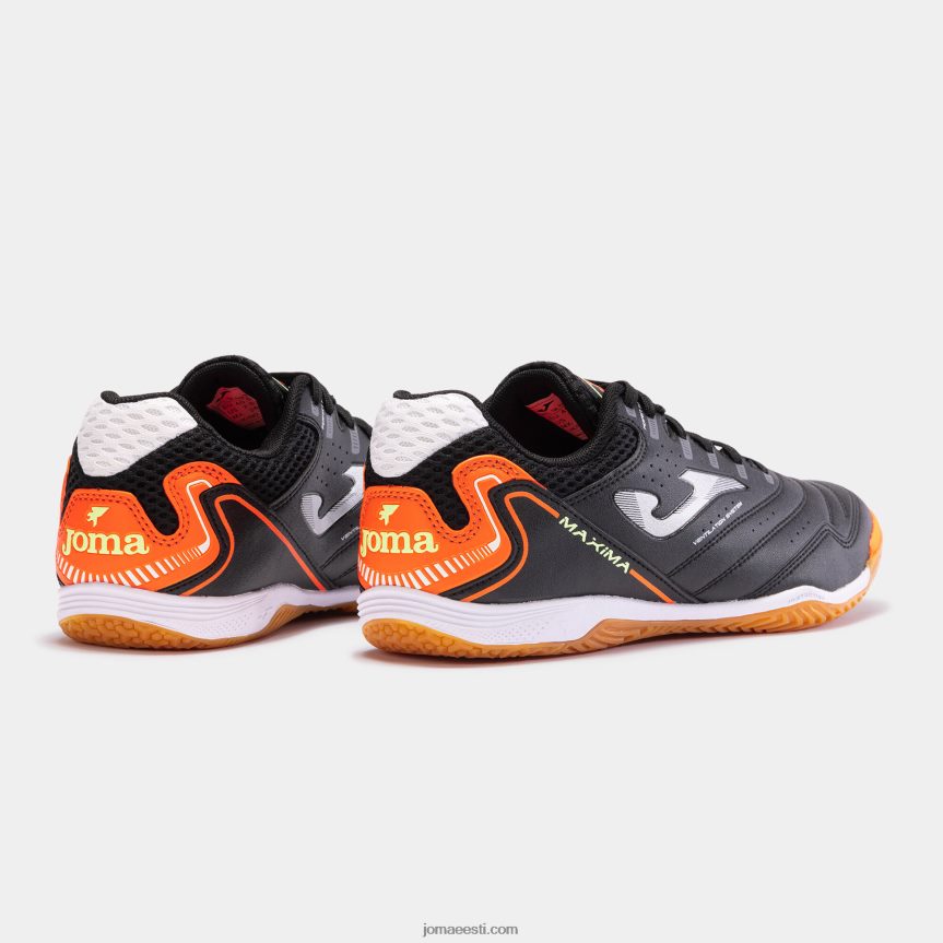 futsali kingad maxima 23 siseruumides DJNBH851 must oranž Joma