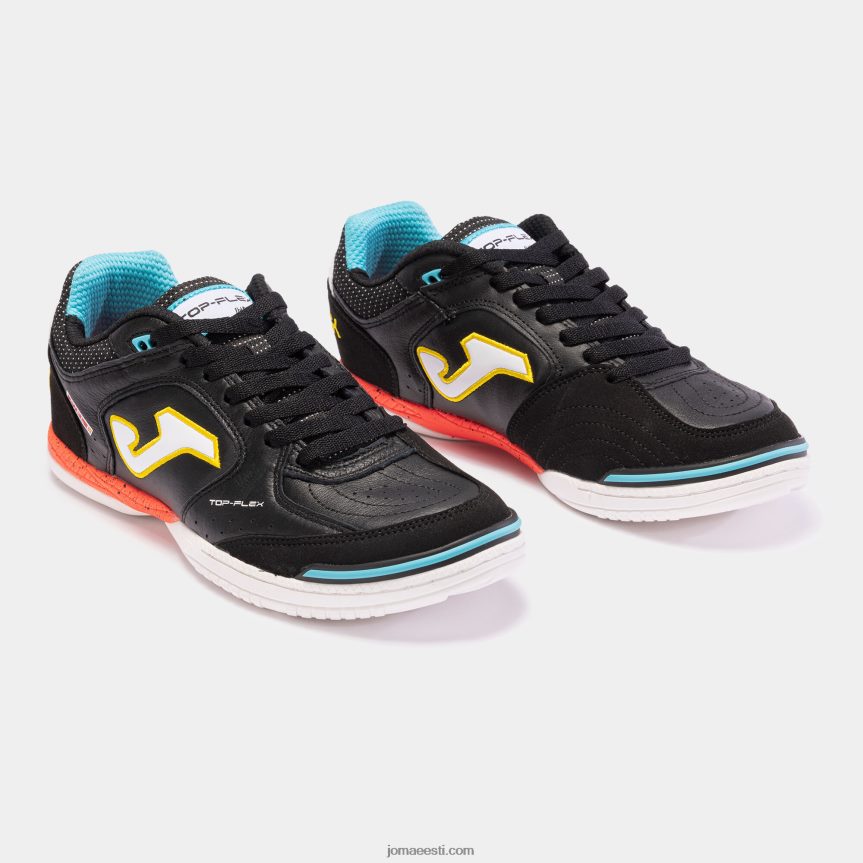 futsali kingad top flex 23 siseruumides DJNBH173 must punane Joma