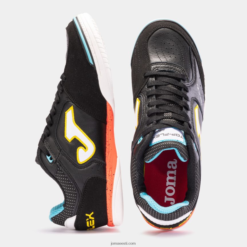 futsali kingad top flex 23 siseruumides DJNBH173 must punane Joma