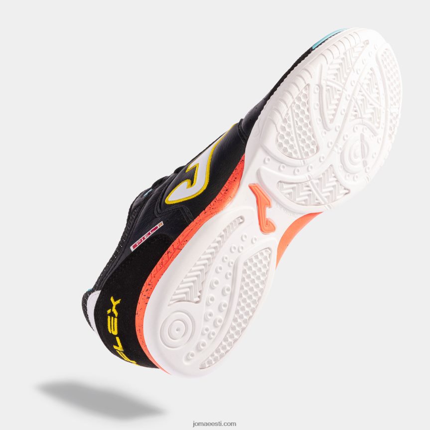 futsali kingad top flex 23 siseruumides DJNBH173 must punane Joma