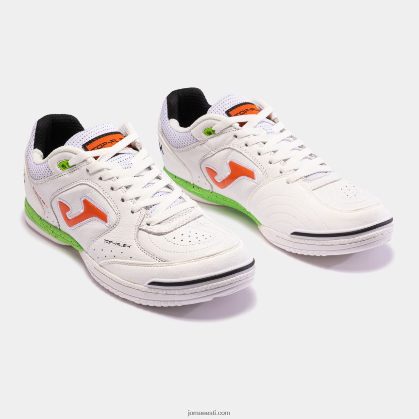 futsali kingad top flex 23 siseruumides DJNBH192 valge roheline Joma