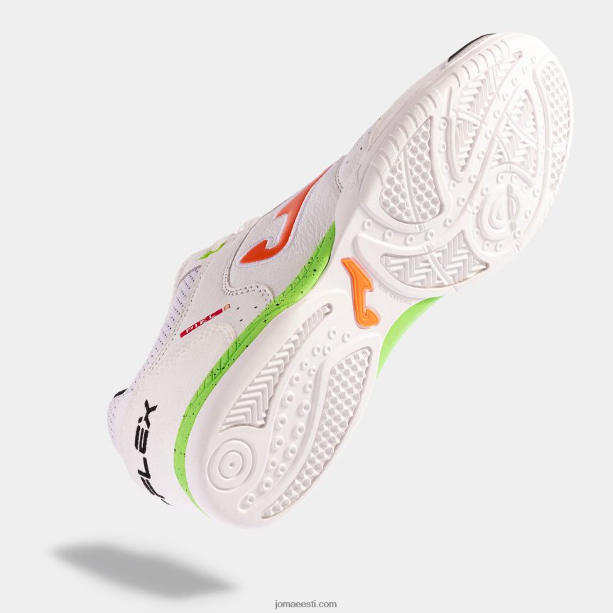 futsali kingad top flex 23 siseruumides DJNBH192 valge roheline Joma