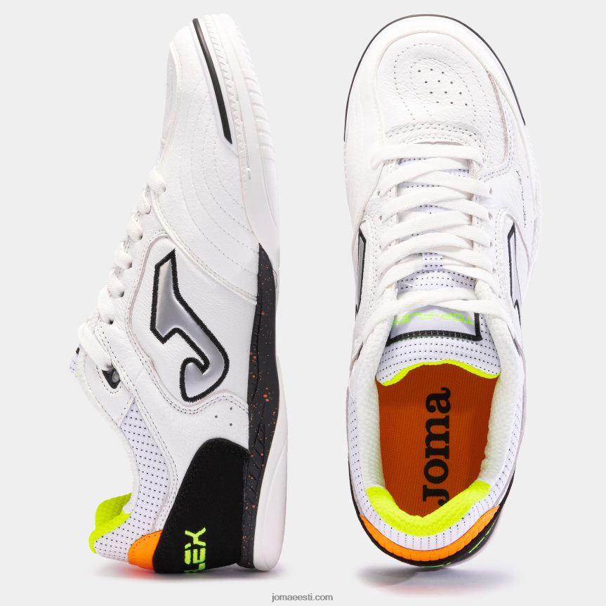 futsali kingad top flex 23 siseruumides DJNBH25 valge must Joma