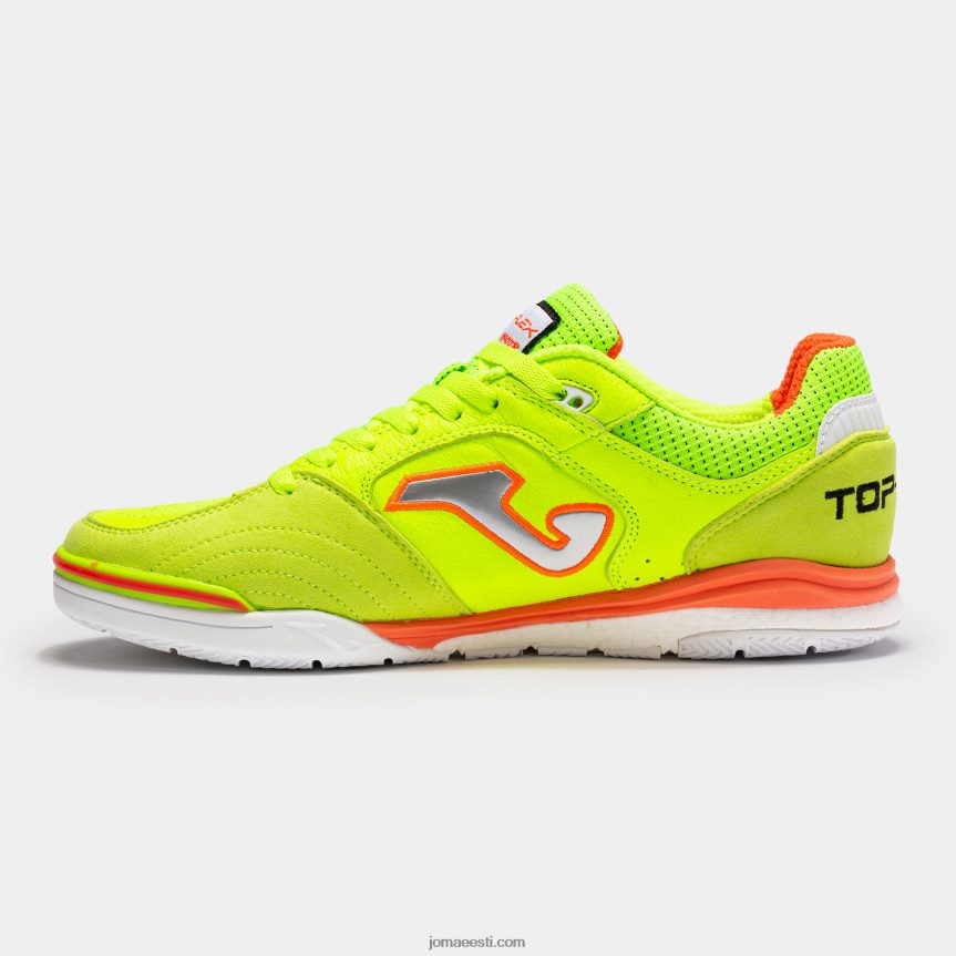 futsali kingad top flex rebound 23 siseruumides DJNBH1187 fluorestseeruv roheline punane Joma