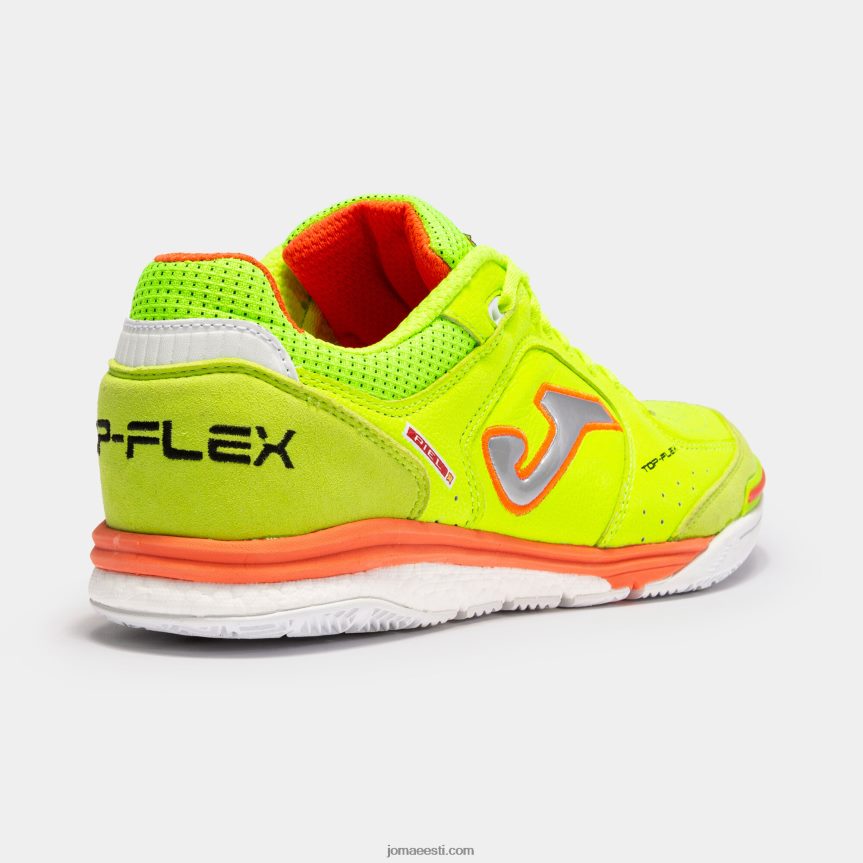 futsali kingad top flex rebound 23 siseruumides DJNBH1187 fluorestseeruv roheline punane Joma