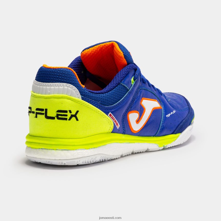 futsali kingad top flex rebound 23 siseruumides DJNBH136 kuninglik sinine fluorestseeruv roheline Joma