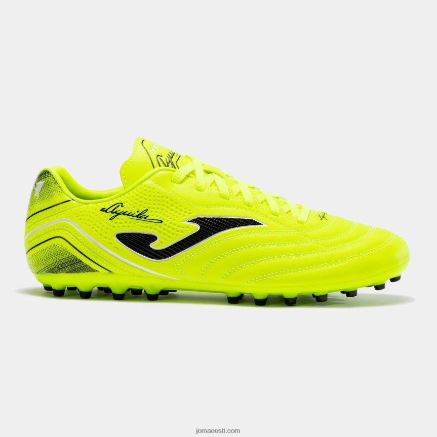 jalgpallisaapad aguila 23 kunstmuru DJNBH4063 fluorestseeruv kollane Joma