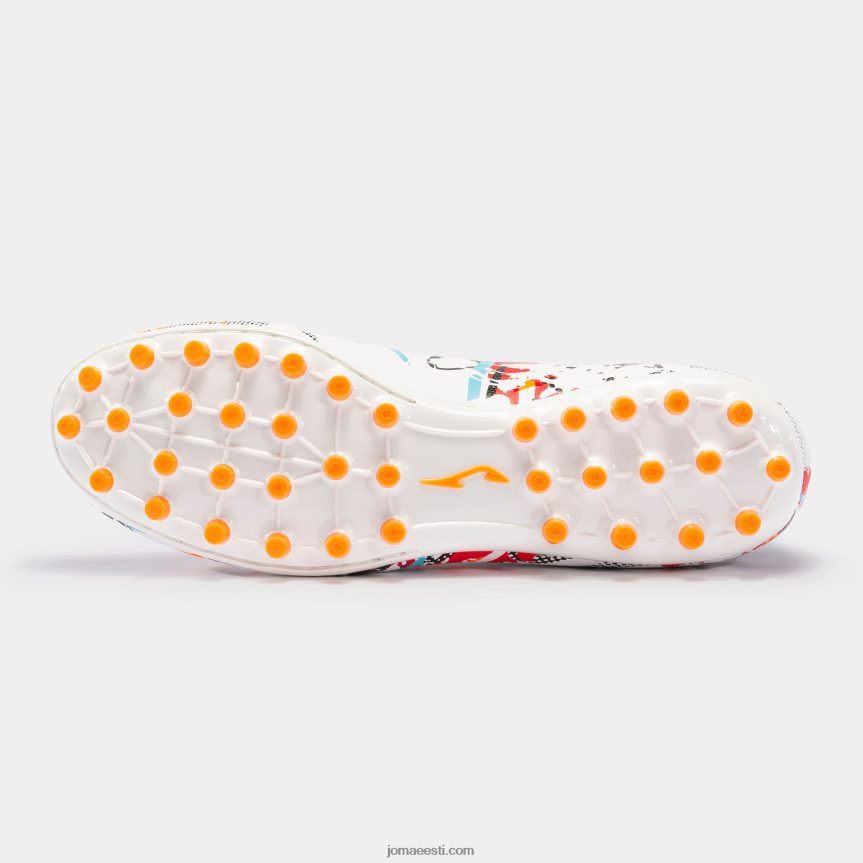 jalgpallisaapad evolution 23 kunstmuru DJNBH2419 valge must oranž Joma