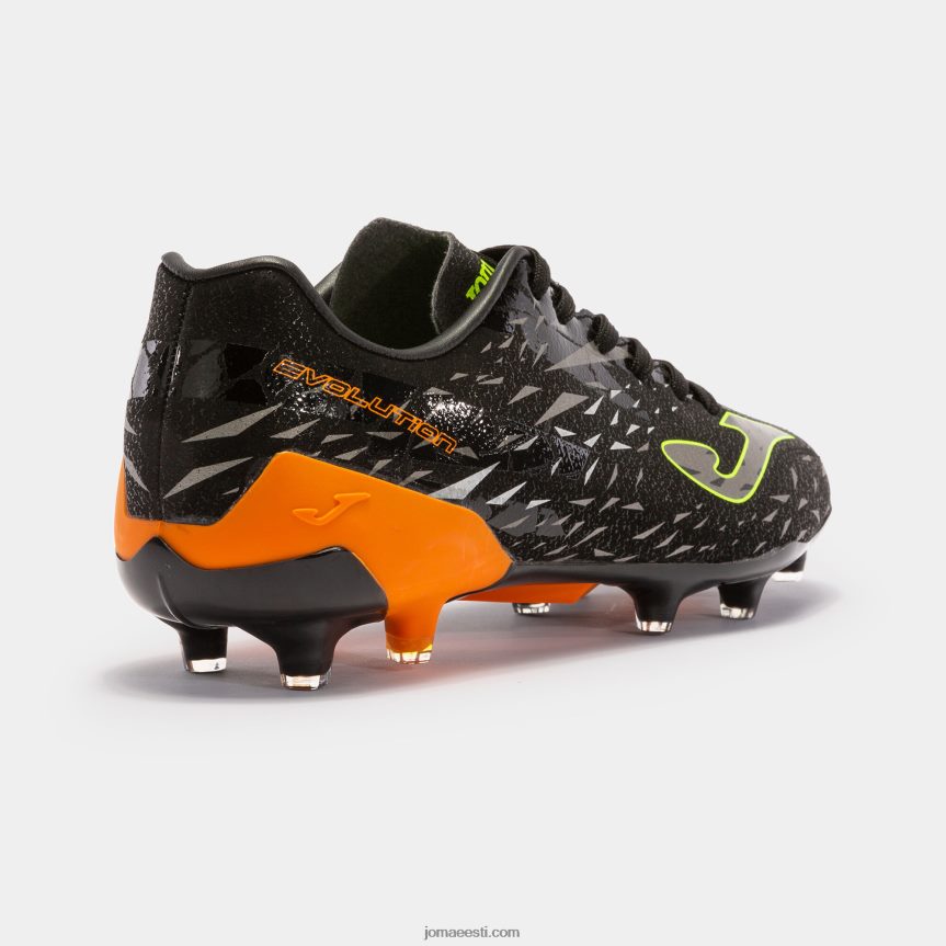 jalgpallisaapad evolution cup 23 kindel maa fg DJNBH200 must oranž Joma