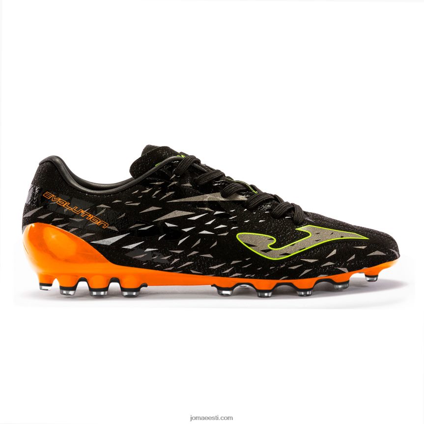 jalgpallisaapad evolution cup 23 kunstmuru DJNBH79 must oranž Joma