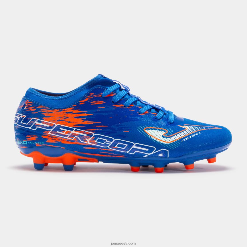 jalgpallisaapad supercopa 23 kindel maa fg DJNBH619 kuninglik sinine korall Joma