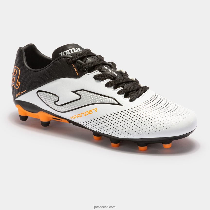 jalgpallisaapad xpander 23 kindla maandusega fg DJNBH48 valge must Joma