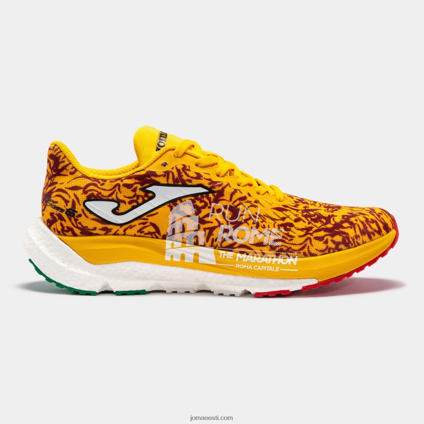 jooksujalatsid r.supercross 23 rooma maraton DJNBH141 maroonkollane Joma