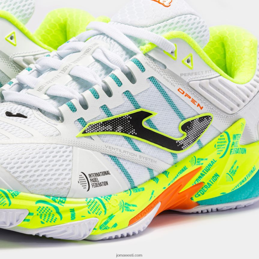 kingad t.open 23 International Padel Federation savi DJNBH3494 valge lubi Joma