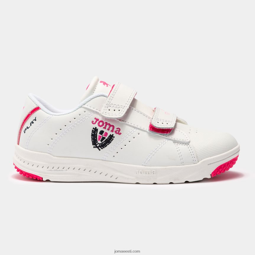 vabaajajalatsid mängivad 22 juunior DJNBH4079 valge fuksia Joma