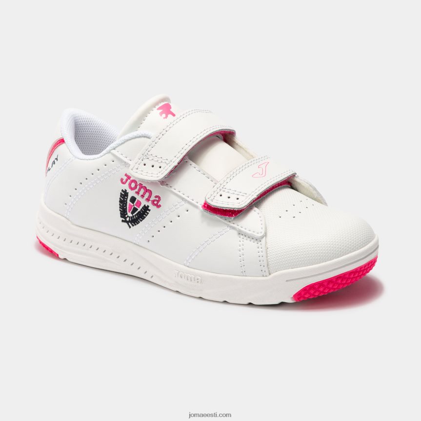 vabaajajalatsid mängivad 22 juunior DJNBH4079 valge fuksia Joma