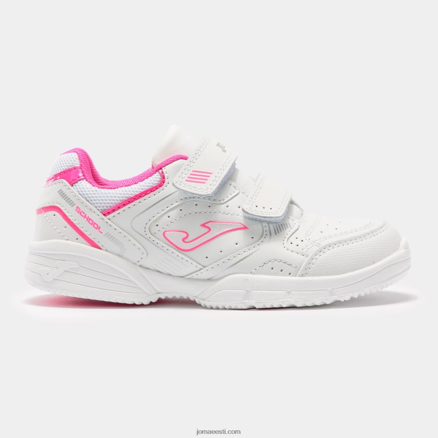 vabaajajalatsite kool 21 juunior DJNBH2774 valge fuksia Joma