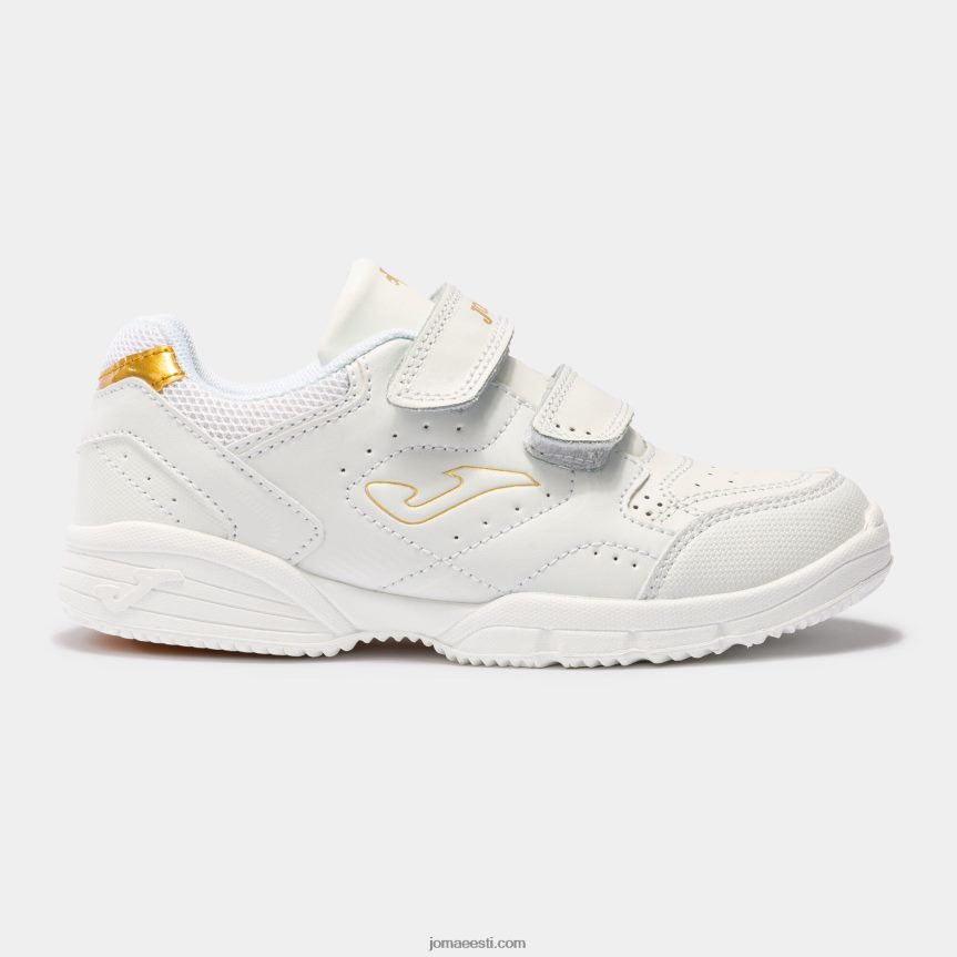 vabaajajalatsite kool 22 juunior DJNBH2737 valge kuld Joma