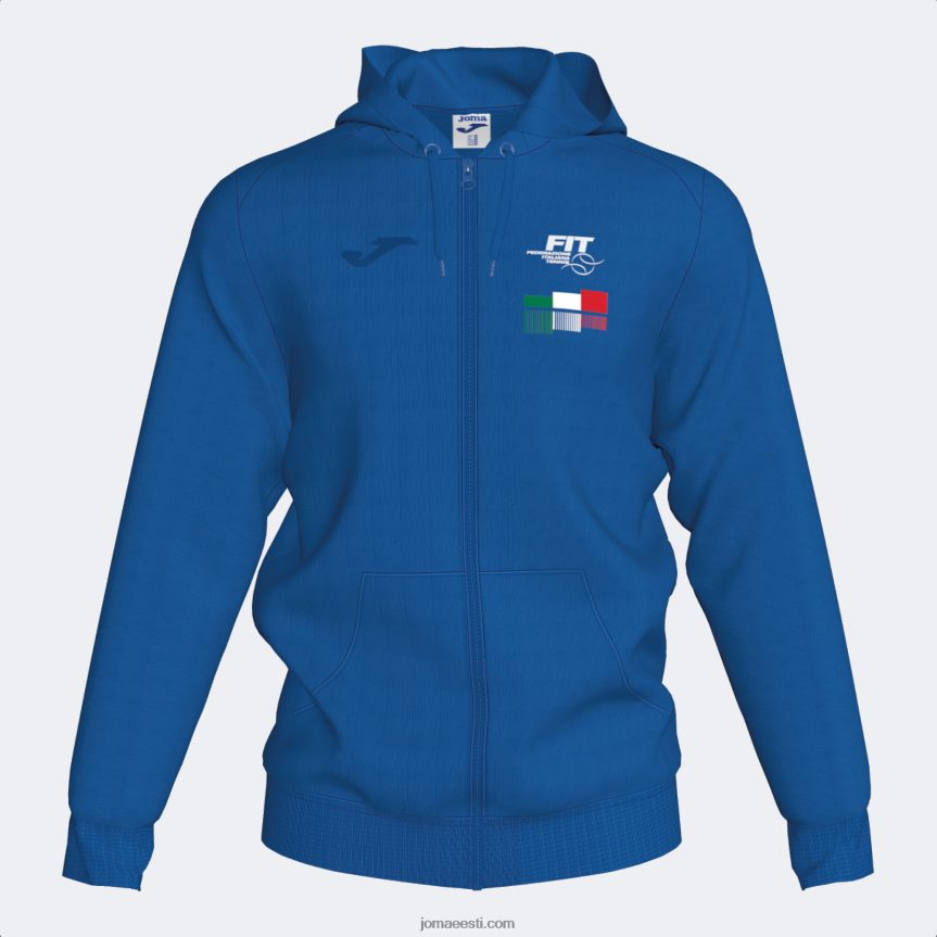 kapuutsiga jakk Itaalia tenniseliit DJNBH609 sügavsinine Joma