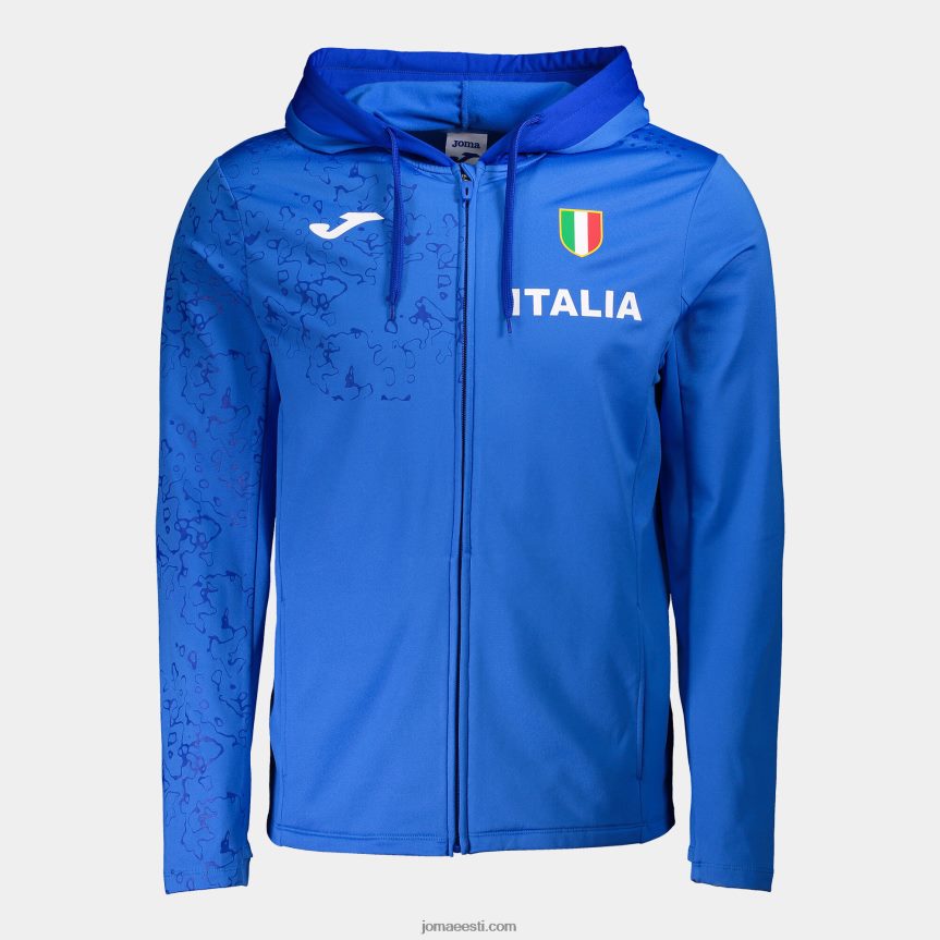 kapuutsiga jope fidal 23/24 DJNBH1119 sügavsinine Joma