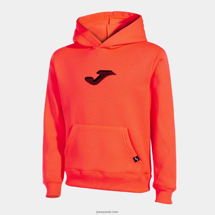 kapuutsiga kampsun juunior gamma DJNBH2803 fluorestseeruv korall Joma