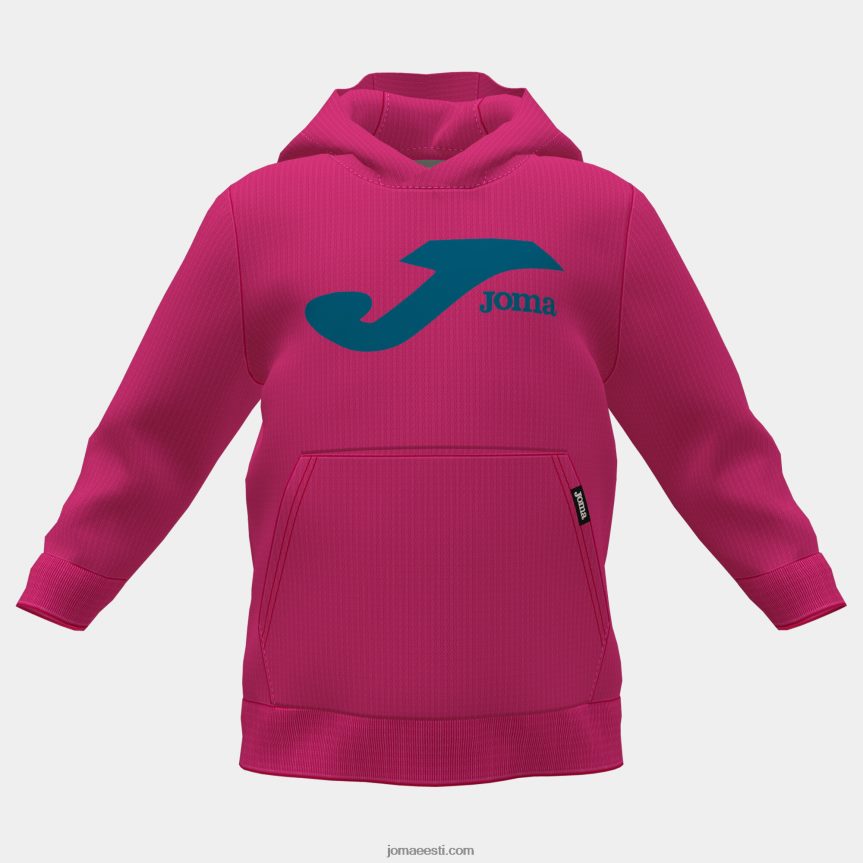 kapuutsiga kampsun juunior lõvi DJNBH2778 fuksia Joma
