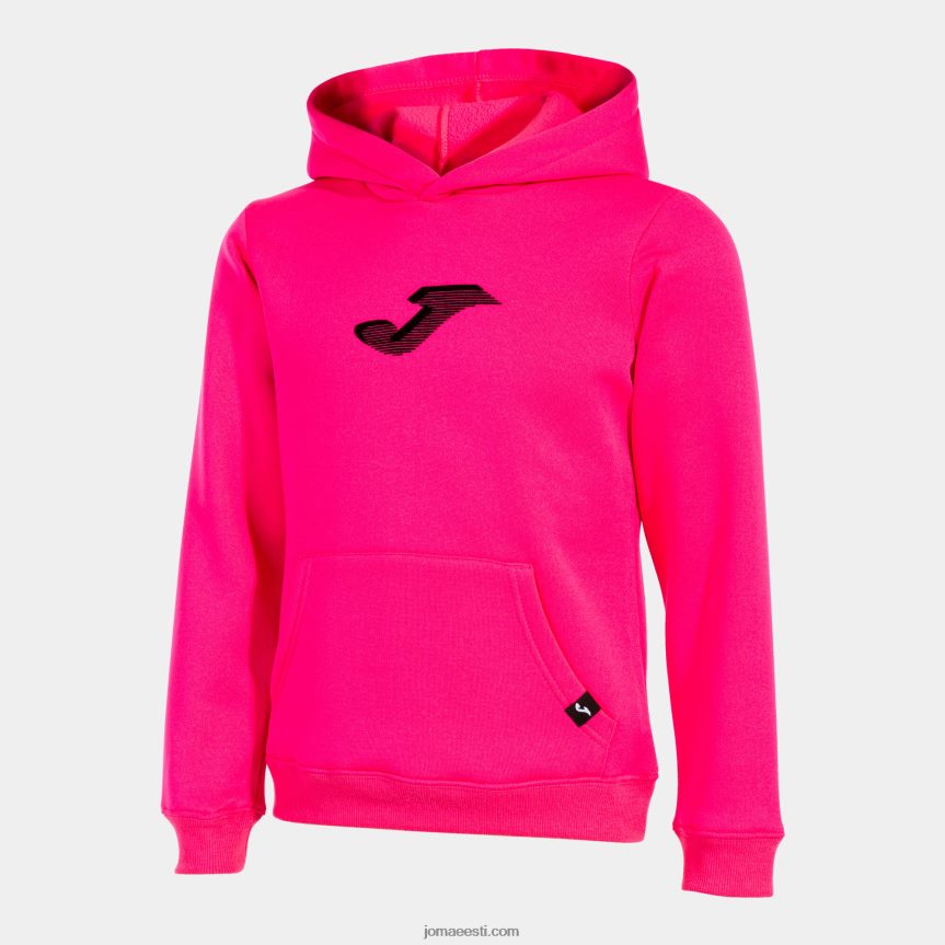 kapuutsiga kampsun tüdruku lõvi DJNBH4091 fluorestseeruv roosa Joma