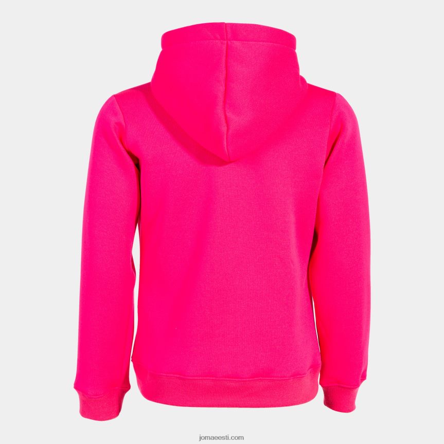 kapuutsiga kampsun tüdruku lõvi DJNBH4091 fluorestseeruv roosa Joma