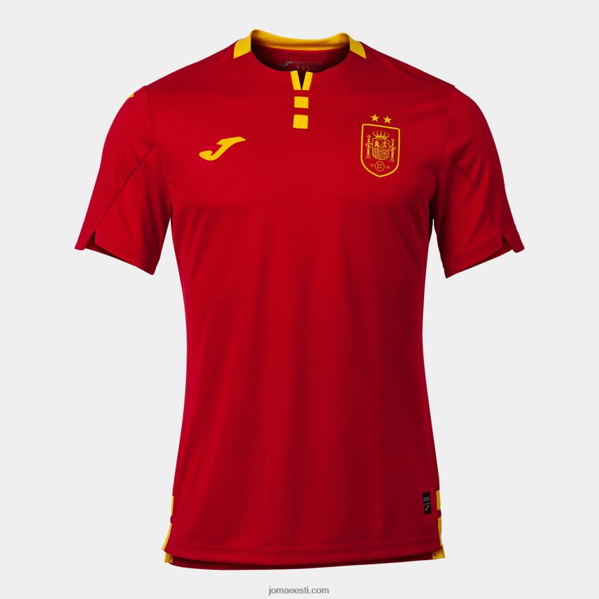 särk lühikeste varrukatega 1. vorm hispaania futsali valik DJNBH3249 punane Joma