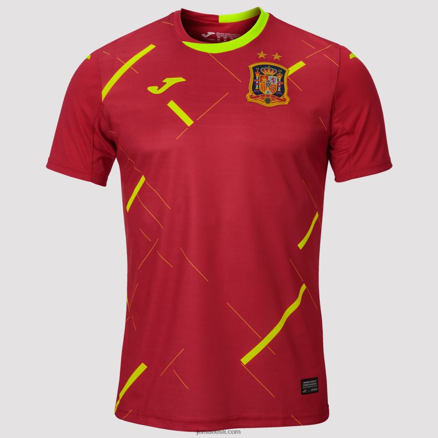 särk lühikeste varrukatega 1. vorm hispaania futsali valik DJNBH4293 punane Joma