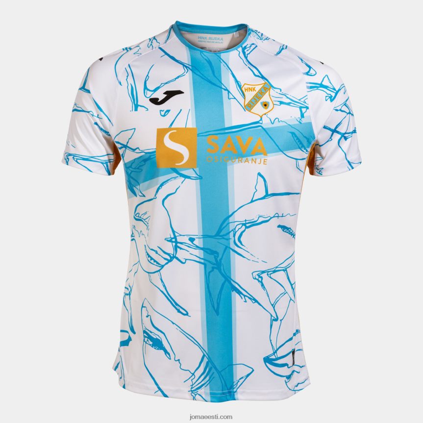 särk lühikeste varrukatega 1. vorm rijeka 22/23 DJNBH4465 valge kollane Joma