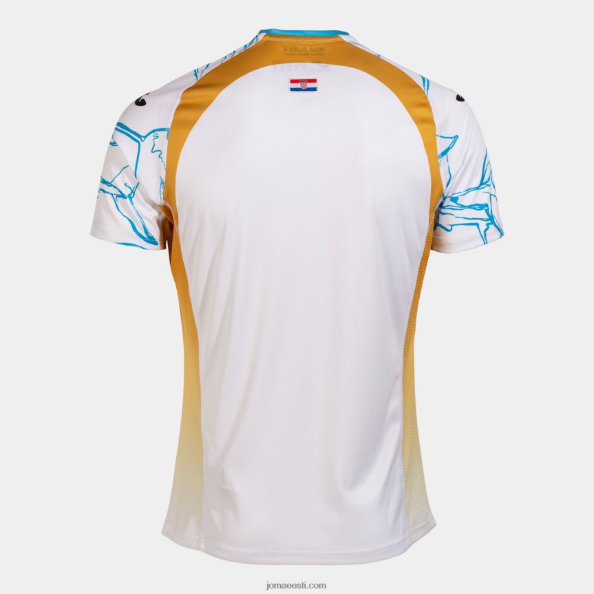 särk lühikeste varrukatega 1. vorm rijeka 22/23 DJNBH4465 valge kollane Joma