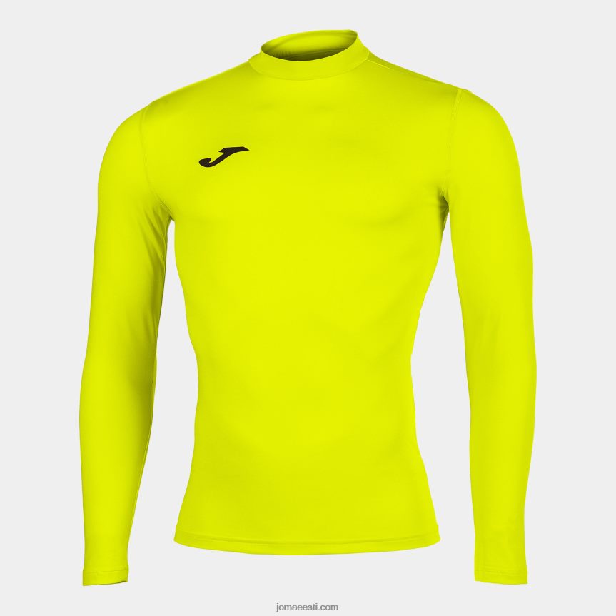 pikkade varrukatega särk brama akadeemia DJNBH2453 fluorestseeruv kollane Joma
