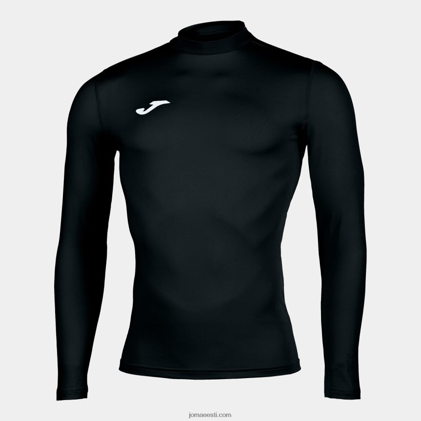 pikkade varrukatega särk brama akadeemia DJNBH3737 must Joma
