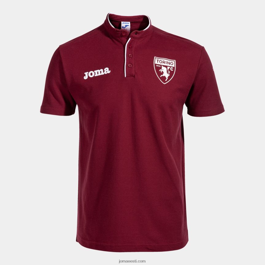 polosärk lühikeste varrukatega vabaaja torino 22/23 DJNBH3499 Burgundia Joma