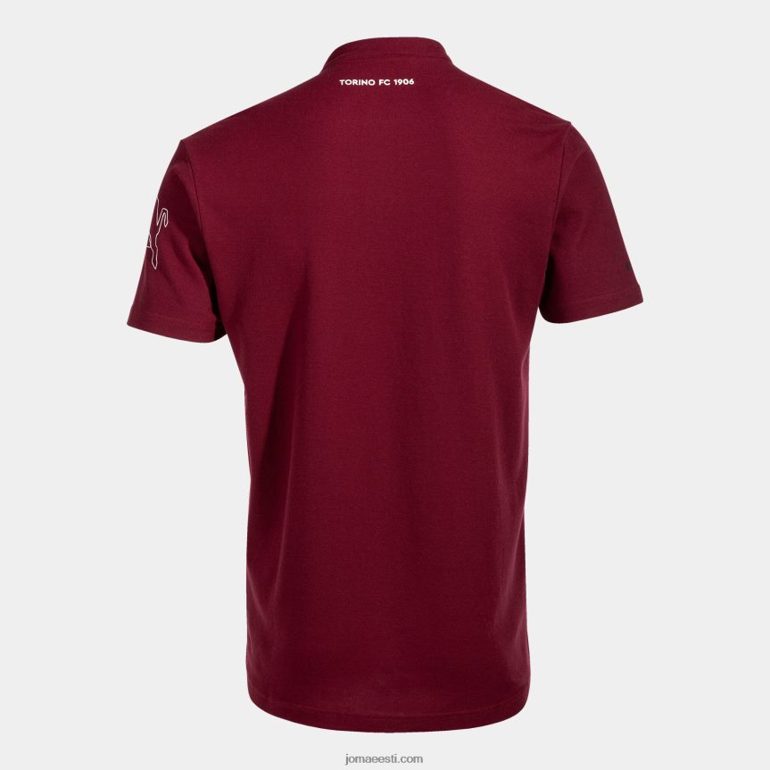 polosärk lühikeste varrukatega vabaaja torino 22/23 DJNBH3499 Burgundia Joma