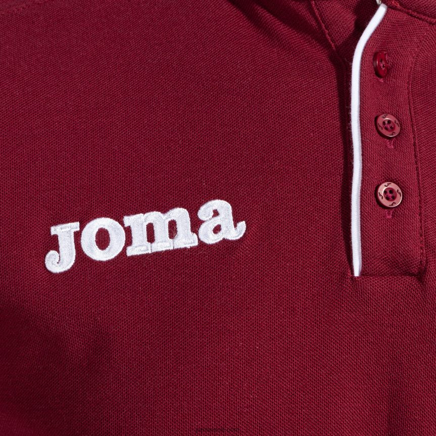 polosärk lühikeste varrukatega vabaaja torino 22/23 DJNBH3499 Burgundia Joma