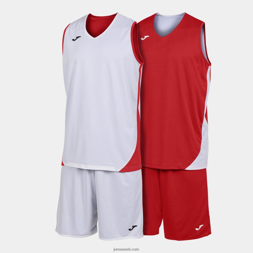 set Kansas DJNBH2534 punane valge Joma