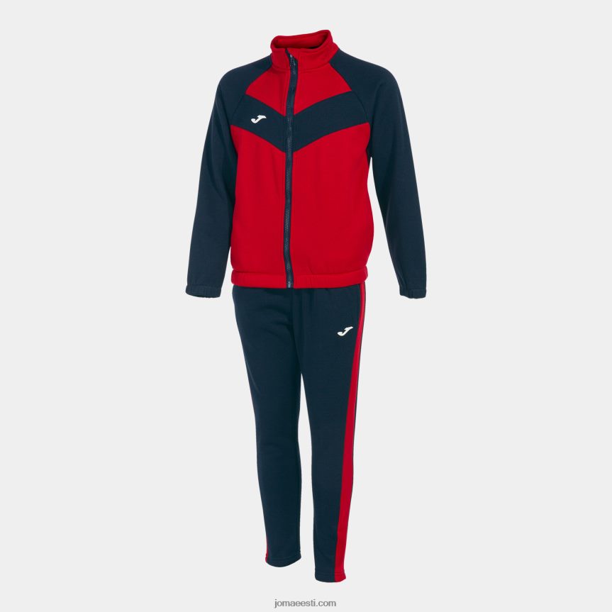 dressikas poisi triip DJNBH2762 tumesinine punane Joma