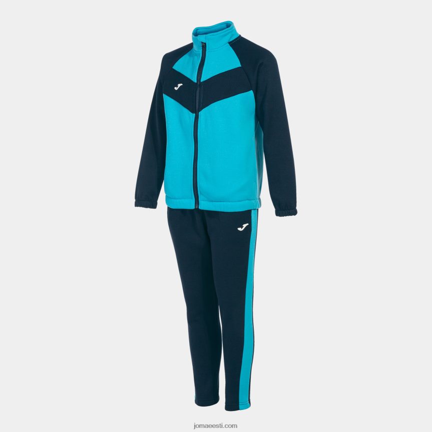 dressikas poisi triip DJNBH4078 tumesinine fluorestseeruv türkiissinine Joma