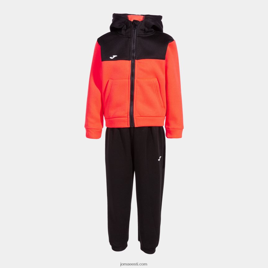 dressirõivaste juuniorpark DJNBH2809 must fluorestseeruv korall Joma