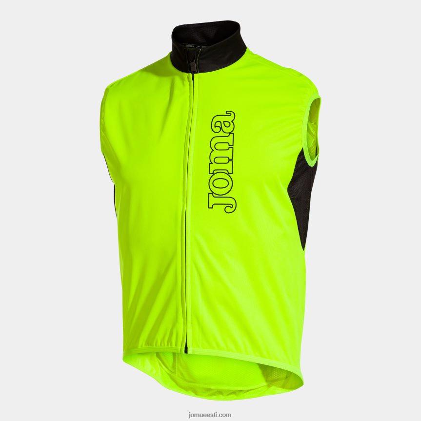gilet crono DJNBH982 fluorestseeruv kollane must Joma