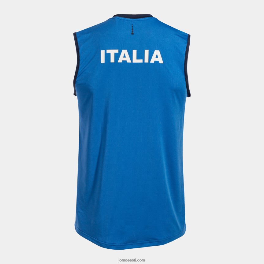 varrukateta t-särk Itaalia tenniseliit DJNBH3462 sügavsinine Joma