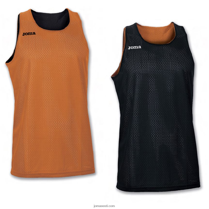 varrukateta t-särk aro DJNBH932 oranž must Joma